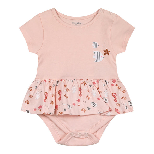 Baby jumpsuit with print for girl (0-15 months) | POWDER  14-224402-9