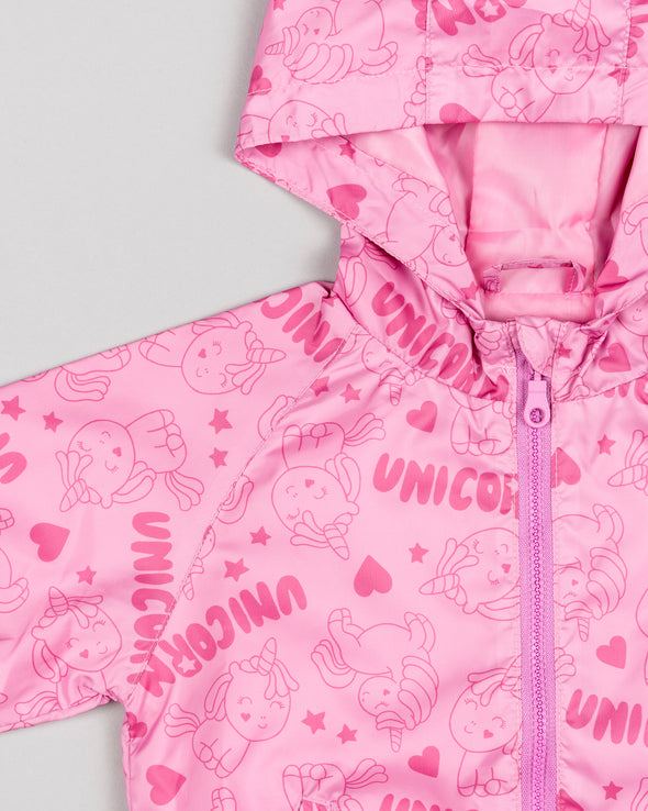 Parka Naylon pink Unicorn LBGAP0101-24001