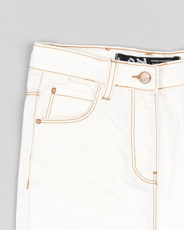 Pants Twill LJGAP0601-24010 White