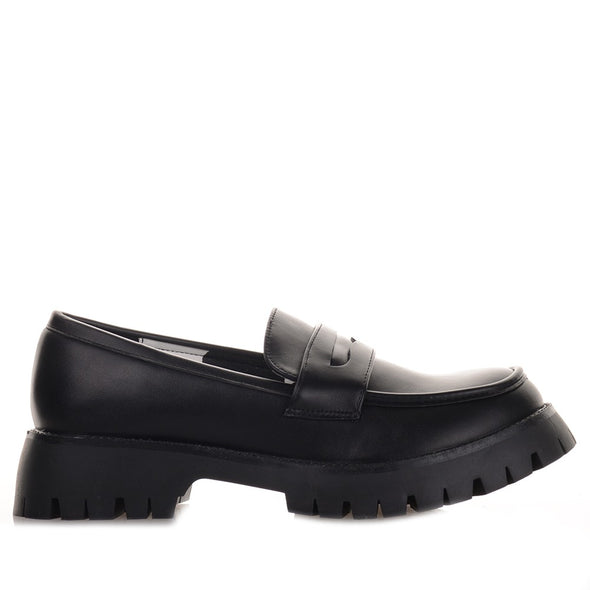 Γυναικεία Μαύρα Chunky Loafers