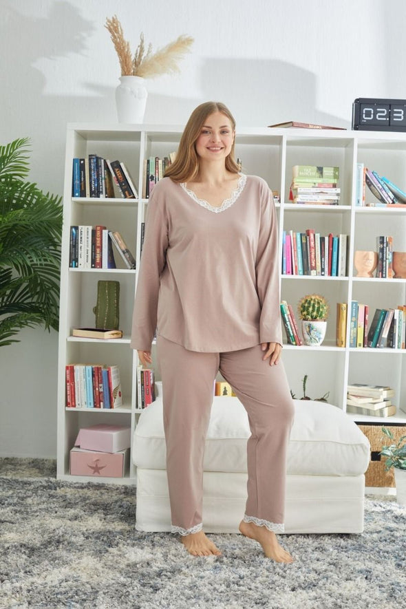 Πιτζάμα Plus Size "Sexen" sxn40530