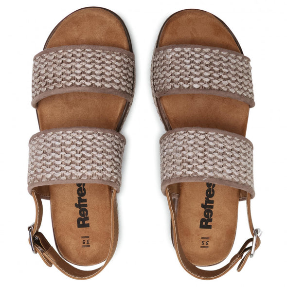 Women's Taupe Refresh Sandals 72651