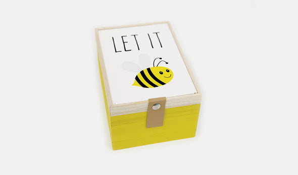 WOODEN BOX LET IT BEE JLV0621276