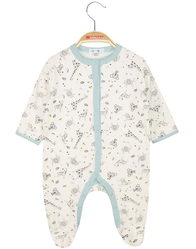 Cotton bodysuit with printed pattern 11-121456-9