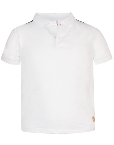 Polo shirt short sleeve basic line 13-100950-5 White