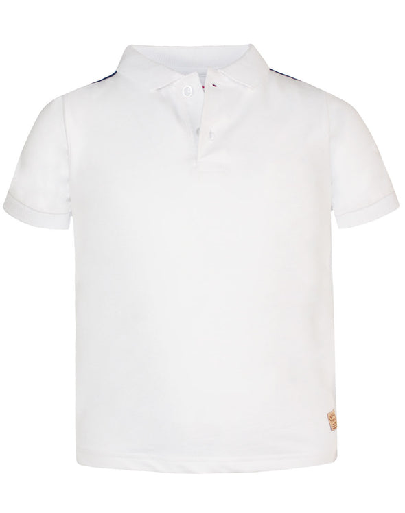 Polo shirt short sleeve basic line 13-100950-5 White