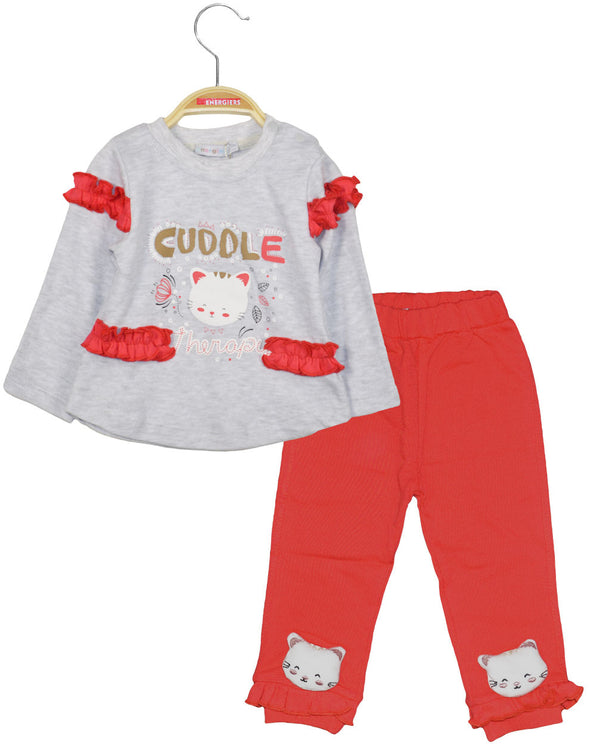 BEBE set with ruffles 14-121428-0