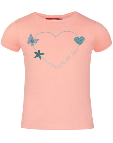 Blouse with glitter heart Energiers 15-220314-5