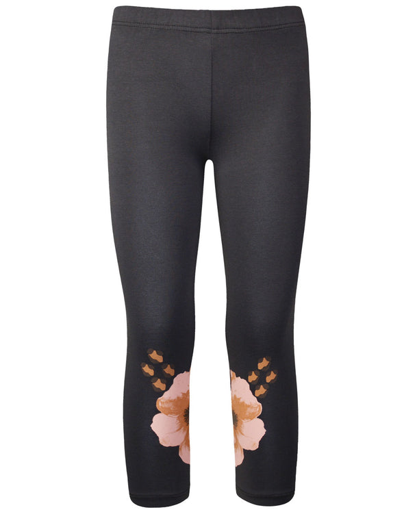 Cotton rubber leggings with print on the bottom Energiers 15-221335-2