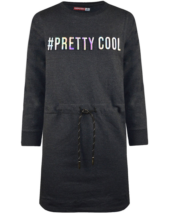 Sweatshirt dress with metallic lurex Energiers 16-121235-7