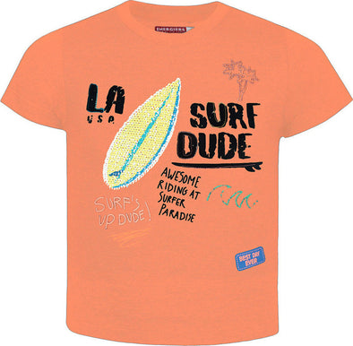 ENERGIERS T-shirt with sequins that change the print Orange 12-220131-5