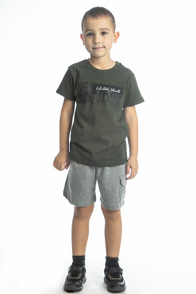 Joyce Boy Set 211752 KHAKI