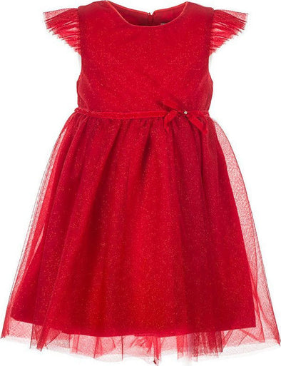 MARASIL RED TULL DRESS 21811139R