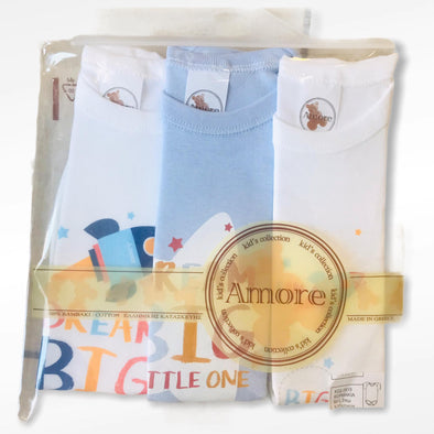 BEBE bodysuit 3PCS Cotton Boy Amore0819