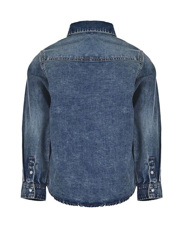 Mandarino Boy Denim Shirt 21906955