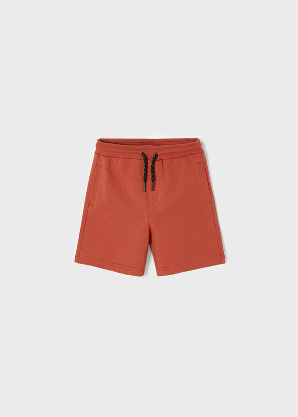 Basic fleece shorts 611-070 Terracotta