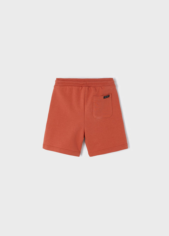 Basic fleece shorts 611-070 Terracotta