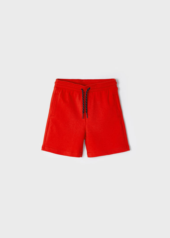 Basic fleece shorts 611-079 Red