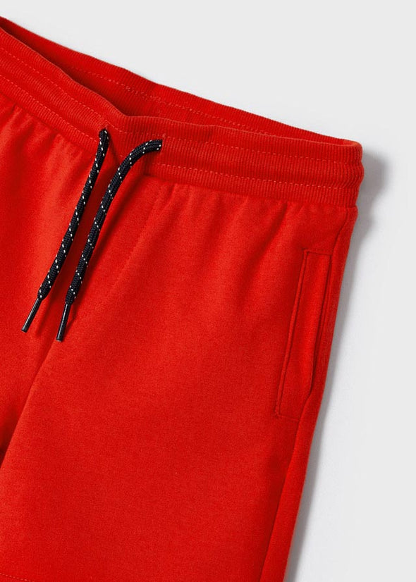 Basic fleece shorts 611-079 Red