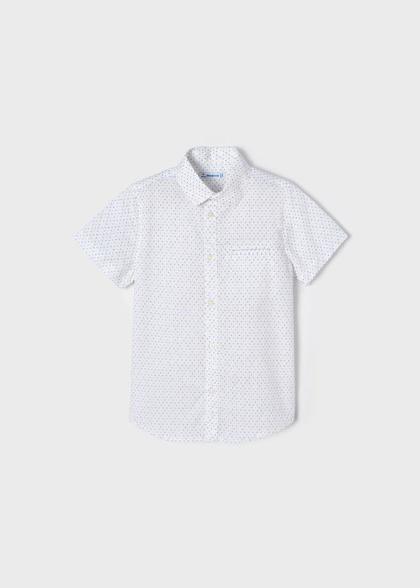 T-shirt s/s micro stamp 3118-010 White