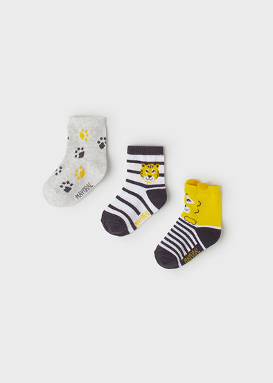 Set 3 socks 10174-040 Yellow