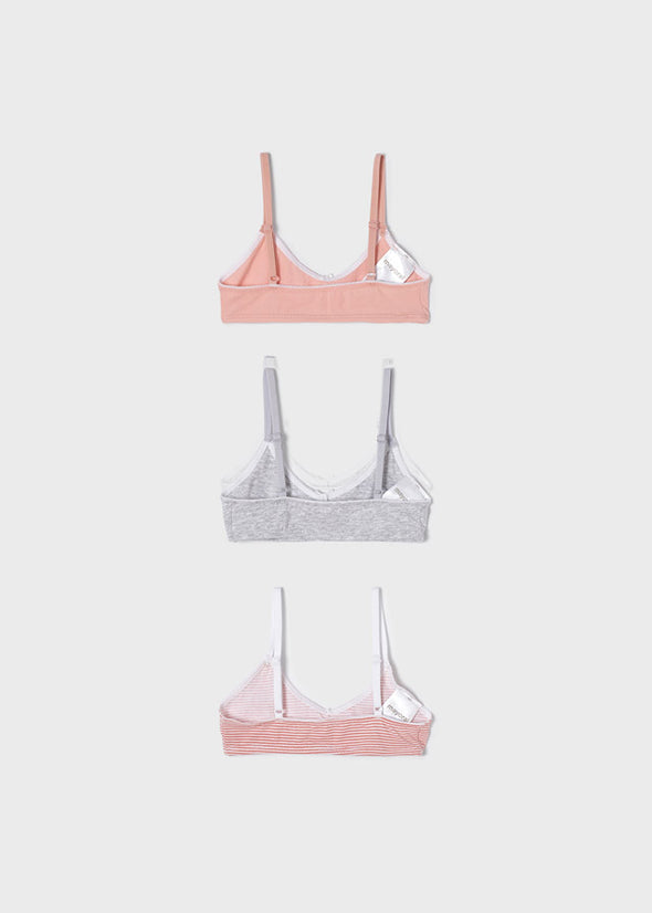 Set 3 bras 10209-024 Peach