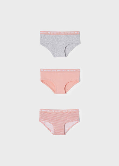 3 pack of underwear 10220-024 Peach