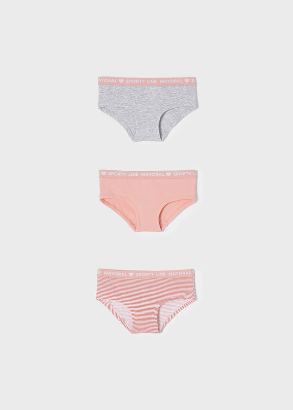 3 pack of underwear 10220-024 Peach