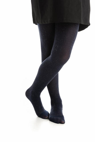 CHILDREN INIZIO TIGHTS LUREX BLUE 2511