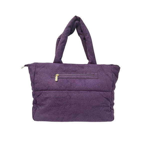 Jennifer suede shoulder bag  Purple 3211-2