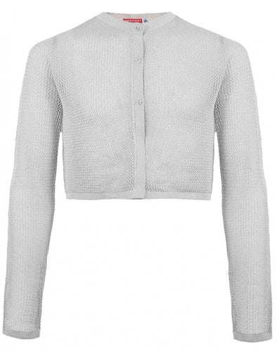 Knitted Cardigan Perforated Silver Energiers 16-220201-6