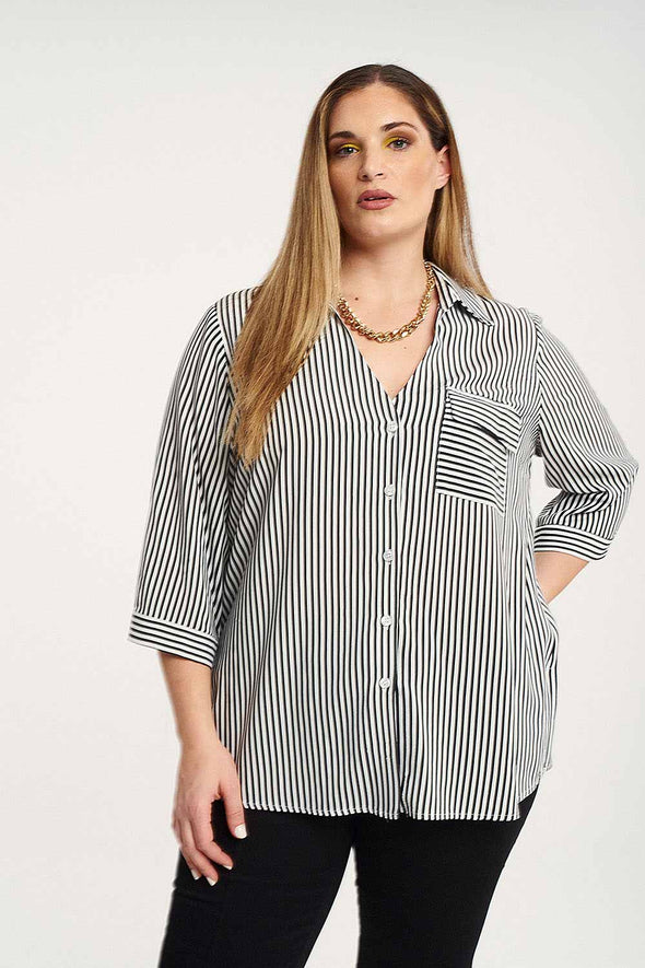 ΠΟΥΚΑΜΙΣΟ PLUS SIZE ΡΙΓΕ 23-5002.19