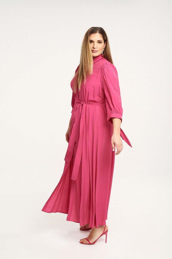 ΦΟΡΕΜΑ ΣΕΜΙΖΙΕ PLUS SIZE ΜΑΧΙ 23-6008.35 Pink