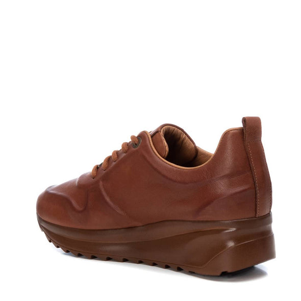 Women's Leather Sneaker Camel CARMELA 67454