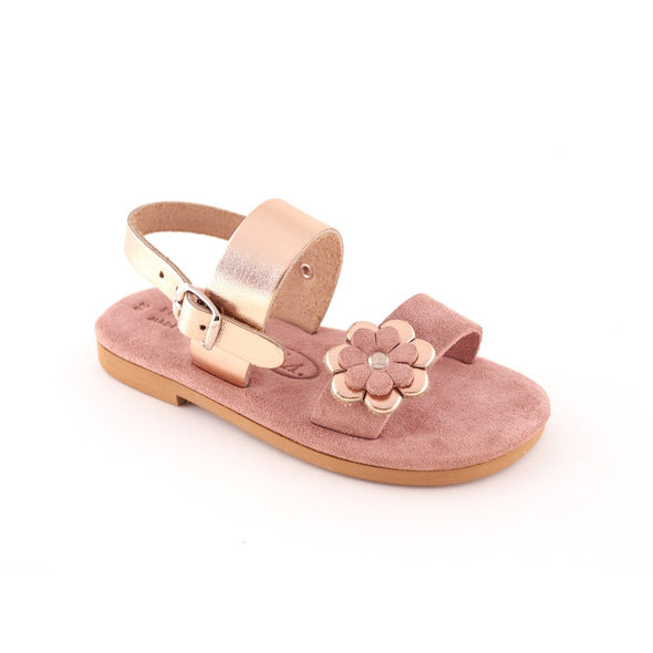 Leather Sandals Kids Dash Pink JLV009 DICH.1