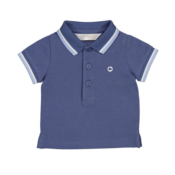 Basic s/s polo Blue  190