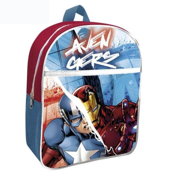 Vadobag Avengers Marvel Backpack Blue Red Παιδική Τσάντα Πλάτης JLV50613