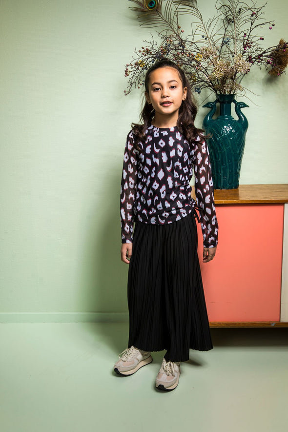 Girls plissé palazzo pants Y108-5620