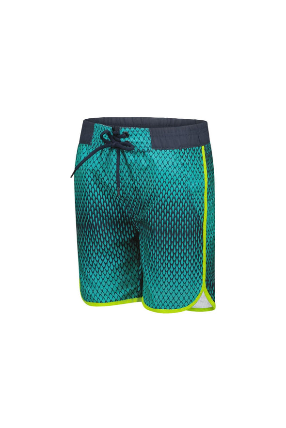 Boys woven swimshort with aop and contrast binding 930 - ceremic Y202-6012