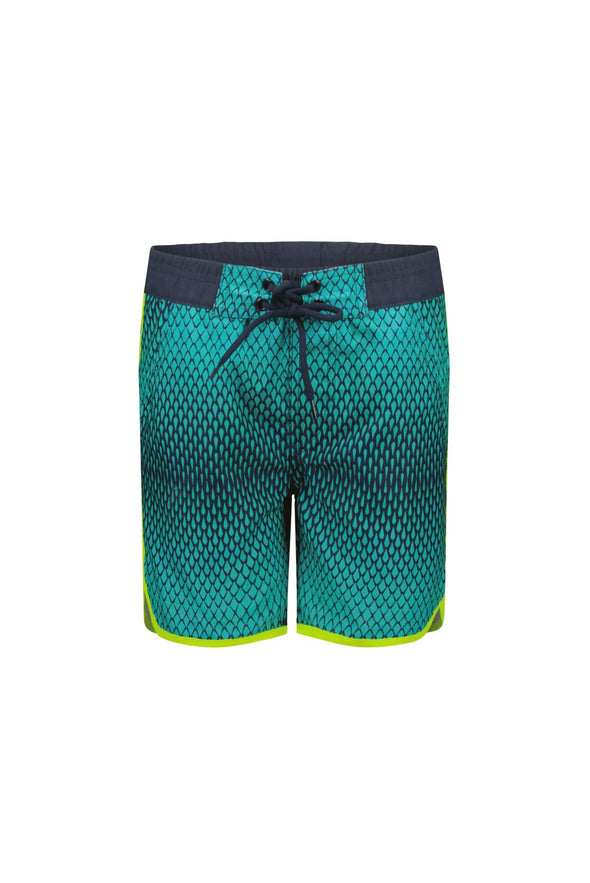 Boys woven swimshort with aop and contrast binding 930 - ceremic Y202-6012