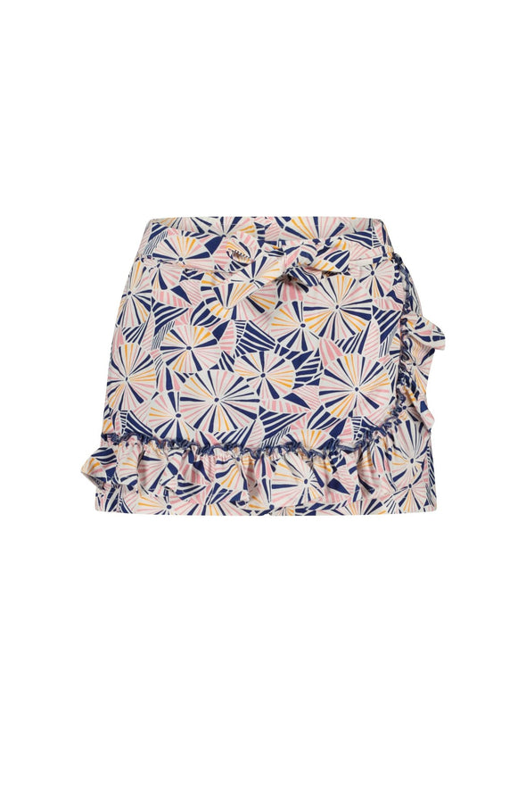 Y204-5698 Girls umberella aop short/skirt 070 - Calm embrella