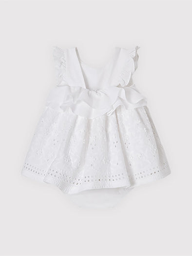 Φόρεμα κομψό 1930 Λευκό Regular Fit